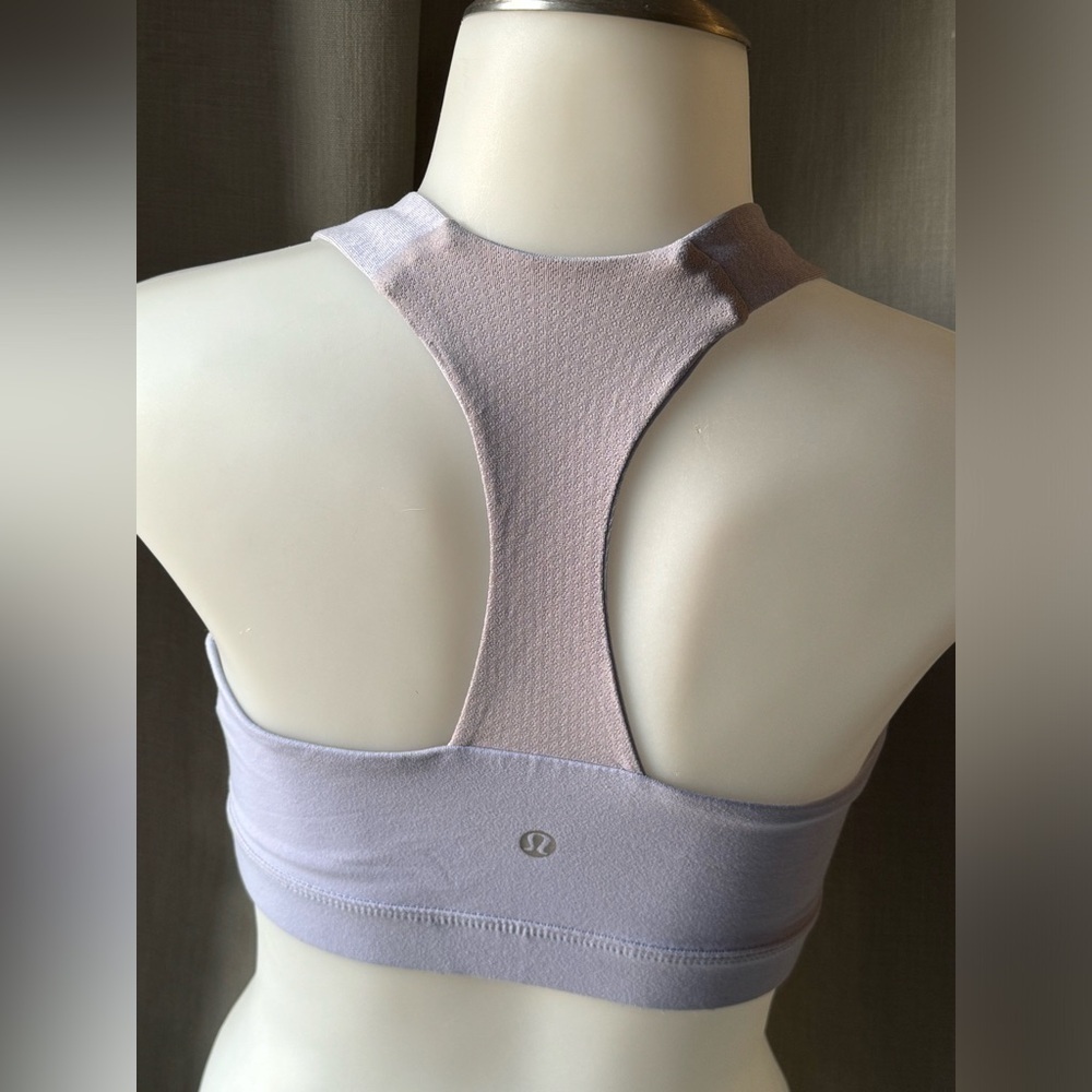 Lululemon cross over racerback low impact sweat resistant size 4 sports bra - Picture 2 of 7